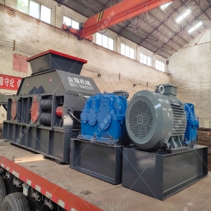 1200x800大型河卵石破碎機設備發貨圖片